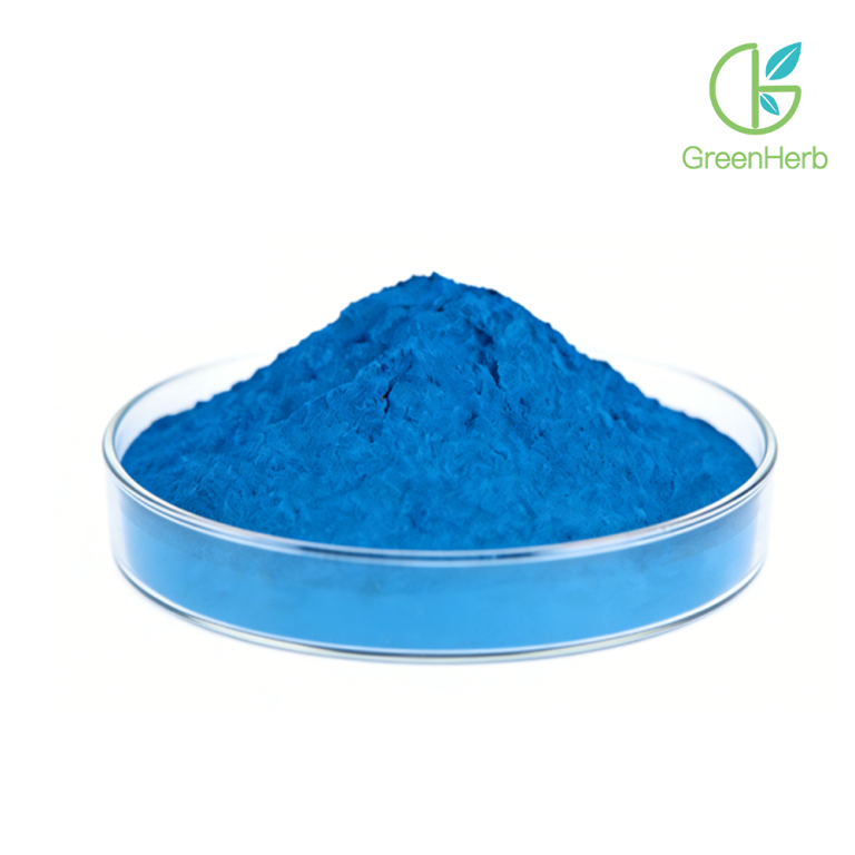 Poudre de spiruline bleue