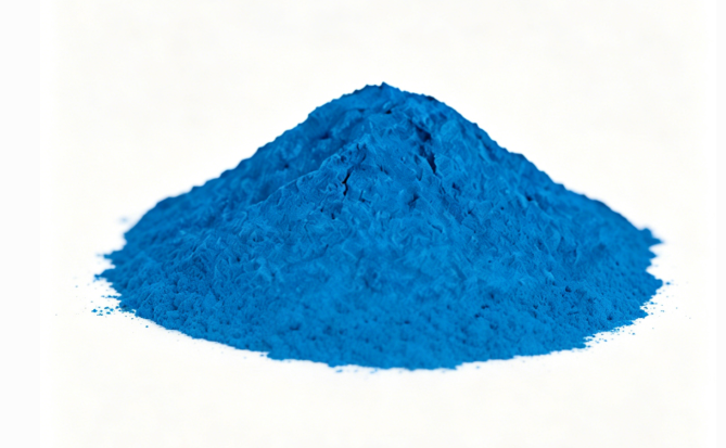 Poudre de spiruline bleue