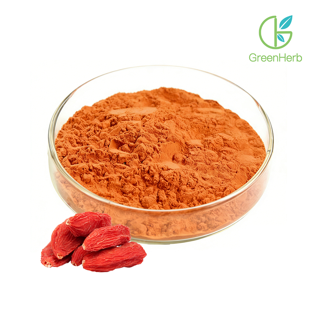 Goji Berry Powder close-up texture detail Goji Berry Powder close-up texture detail
