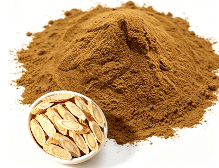 Bulk Astragalus Membranaceus Extract packaged in fiber drums