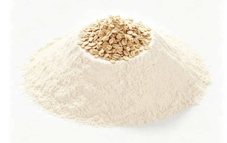 Macrophotographie d'un grain d'avoine (Avena sativa)