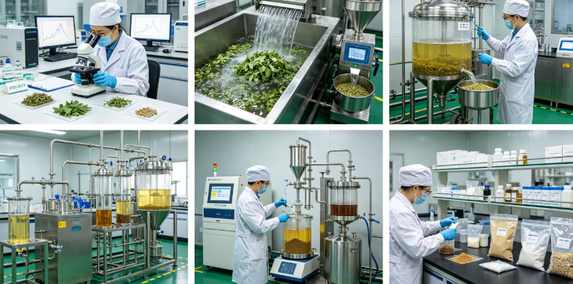 Hydroalcoholic extraction process flowchart for icariin standardization